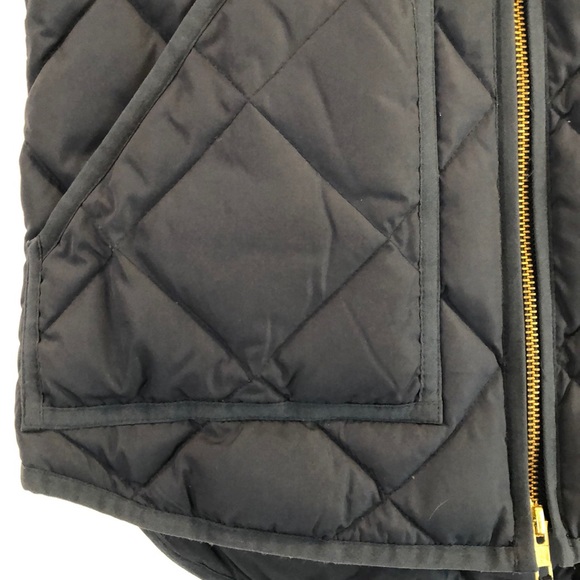 J. Crew Classic Navy Blue Zip Up Down Vest - Picture 3 of 6